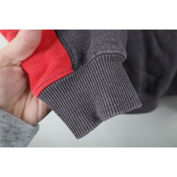 Vintage Y2K Mens Medium Faded Spell Out Ohio State University Hoodie Sweatshirt - Picture 6 of 13